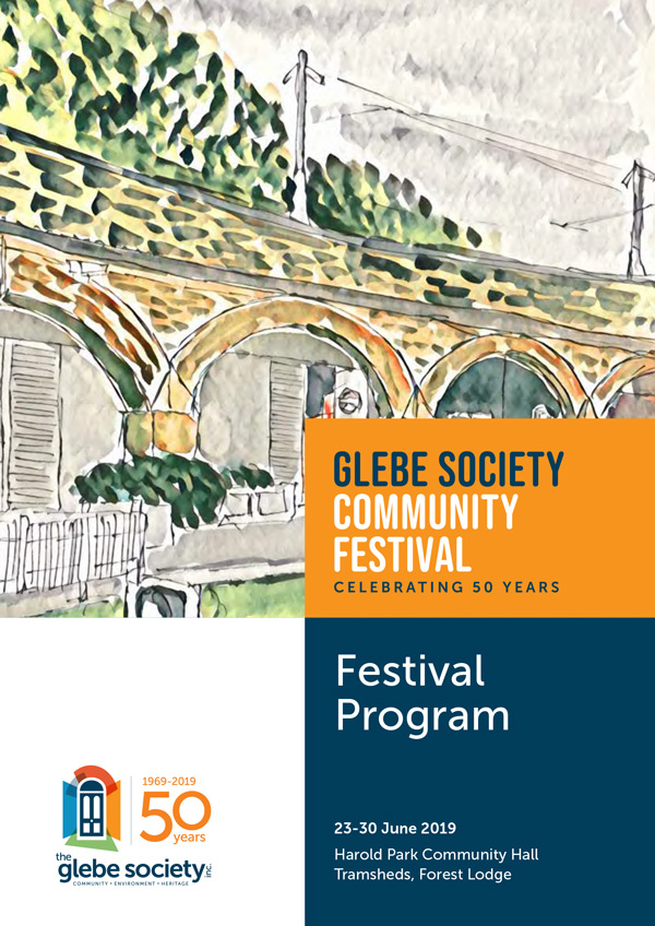 Glebe Society Community Festival 2019 Program Cover